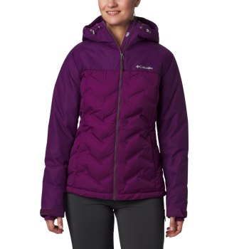 Columbia Grand Trek Down Hooded, Chamarras Morados Para Mujer | 623587-PCR